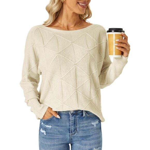 Women's Cozy Lightweight Sweater Medium Business Casual Fall Winter - Picture 4 of 7